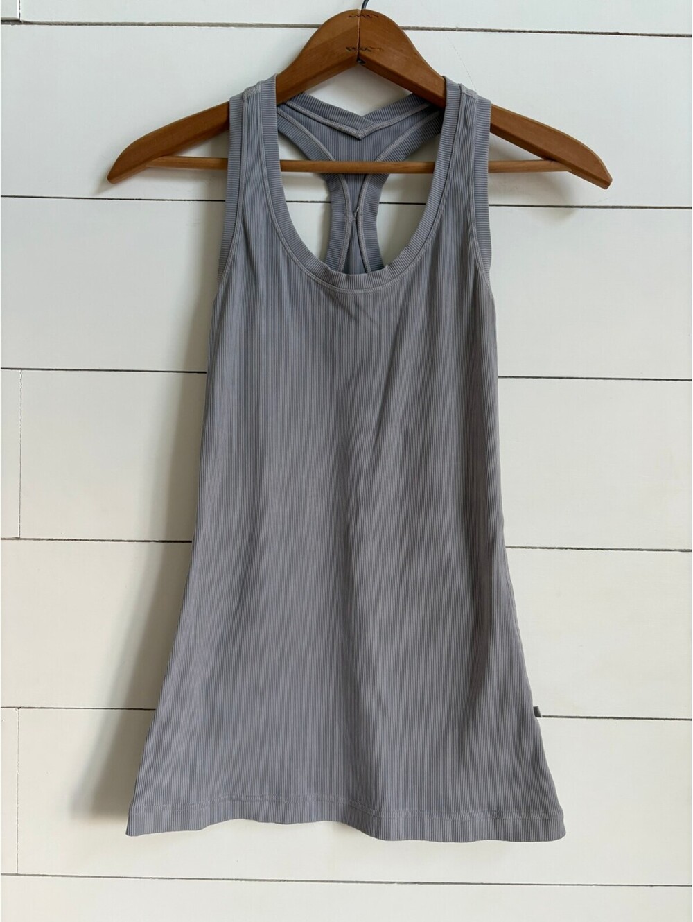 Lululemon Ebb to Street Gray Racerback Tank Women's Size Small 4 Athleisure Gym